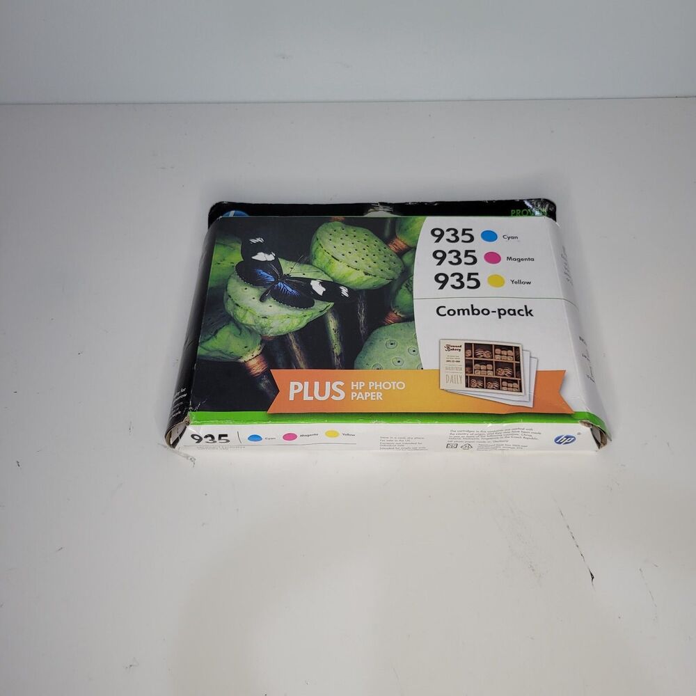 HP 935 Tri-Color Combo-Pack New Expired jun 2016 OEM Factory Sealed